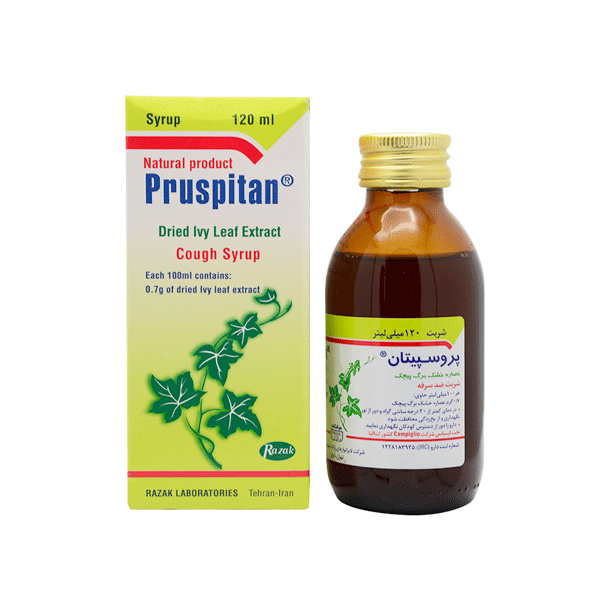 شربت ضد سرفه گیاهی پروسپیتان رازک 120 میلی لیتر