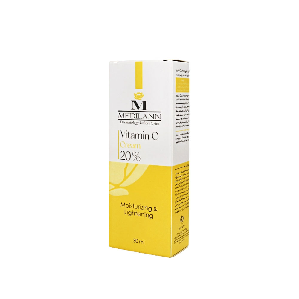 کرم مرطوب کننده و روشن کننده مدیلن مدل Vitamin C حجم 30