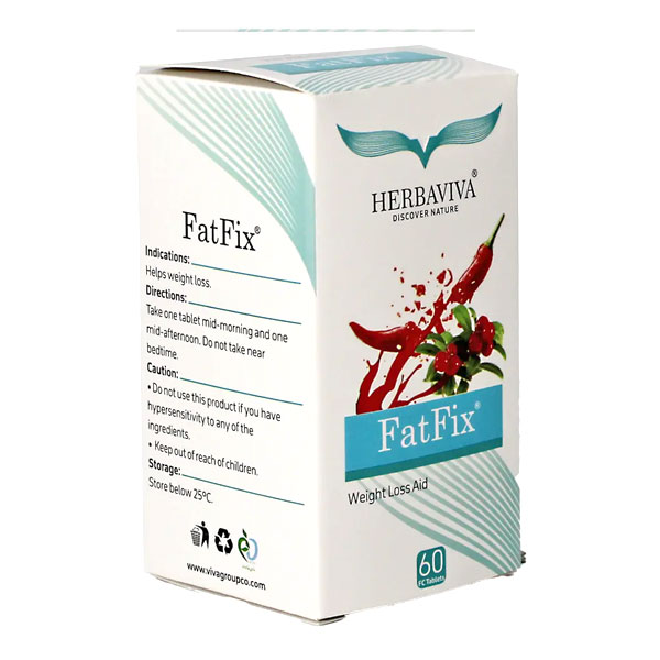 قرص فت فیکس Fat Fix هرباویوا 60 عددی