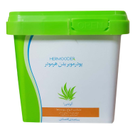 پودر موبر بدن هرمودر حاوی عصاره آلوئه ورا وزن 300 گرم 