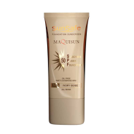 سان سیف کرم ضد افتاب کرم پودری بژ عاجی SPF 35