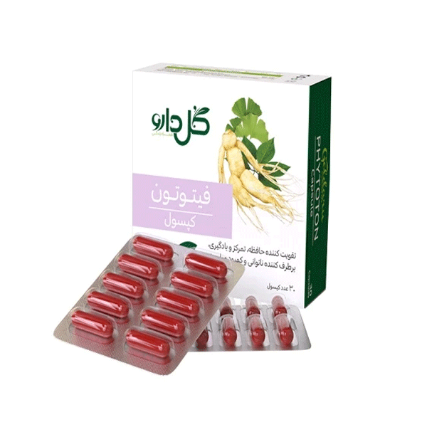 کپسول فیتوتون گل دارو 30 عدد