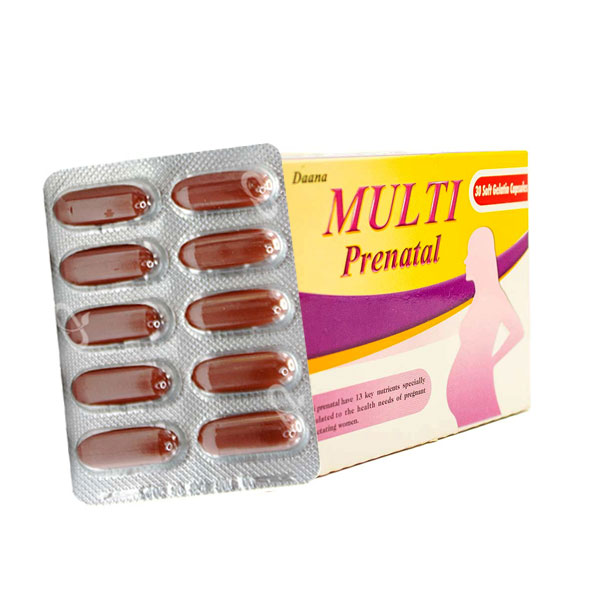 کپسول سافت ژل مولتی پریناتال دانا 30 عدد