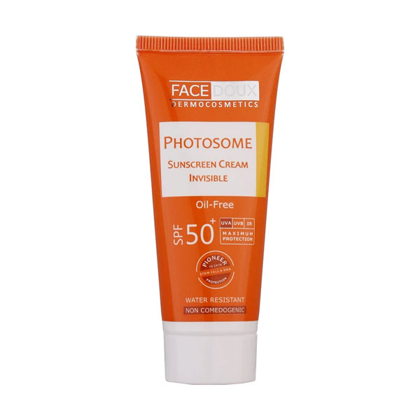 فیس دوکس کرم ضد آفتاب فاقد چربی SPF 50 بی رنگ
