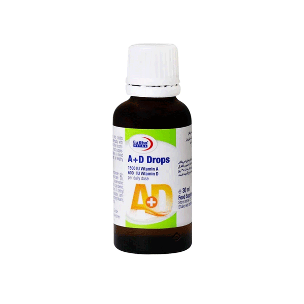 قطره ویتامین آ + دی یوروویتال- 30 میلی لیتر