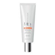 کرم ضد آفتاب  ام کیو فاقد چربی SPF50 بی‌رنگ بژ طبیعی