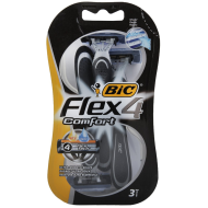  خود تراش بیک مدل Flex 4 بسته 3 عددی 3 لبه