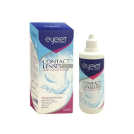 محلول استریل چند منظوره انواع لنز تماسی eyelet آیلت  120 میل 