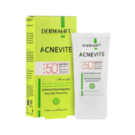 فلوئید ضد آفتاب درمالیفت مدل acnevit حجم 40 میلی لیتر