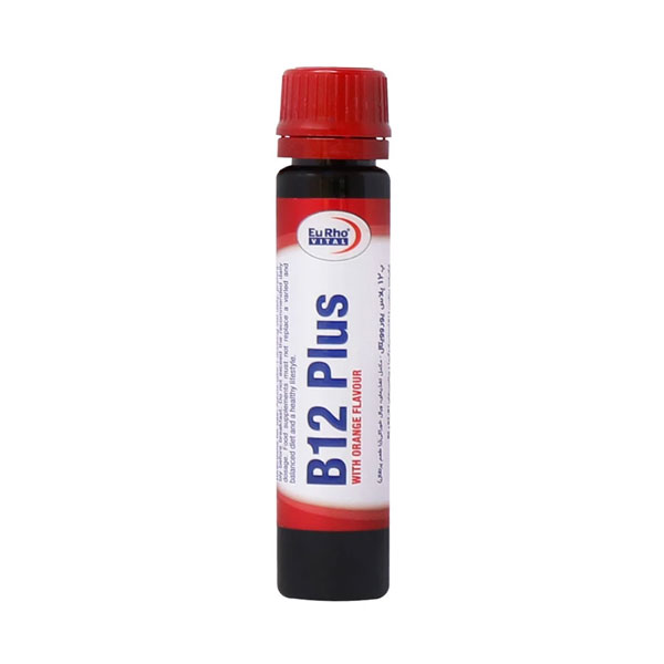 محلول خوراکی ویتامین B12 پلاس یوروویتال 6 عددی