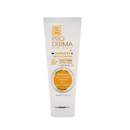 کرم ضدآفتاب رنگی پرودرما SPF50 مدل 01 بژ روشن فاقد چربی