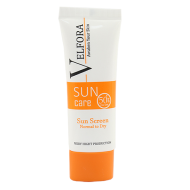 کرم ضد آفتاب بی رنگ SPF50 مناسب پوست خشک و نرمال ولفورا