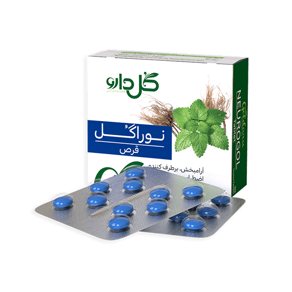 قرص نوراگل گل دارو آرامش بخش و ضد بی خوابی 30 عدد