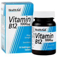 قرص ویتامین B12 1000 میکروگرم هلث اید 50 عدد