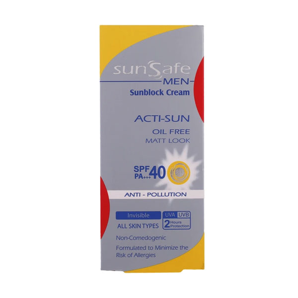 سان سیف کرم ضد آفتاب مخصوص آقایان SPF 40