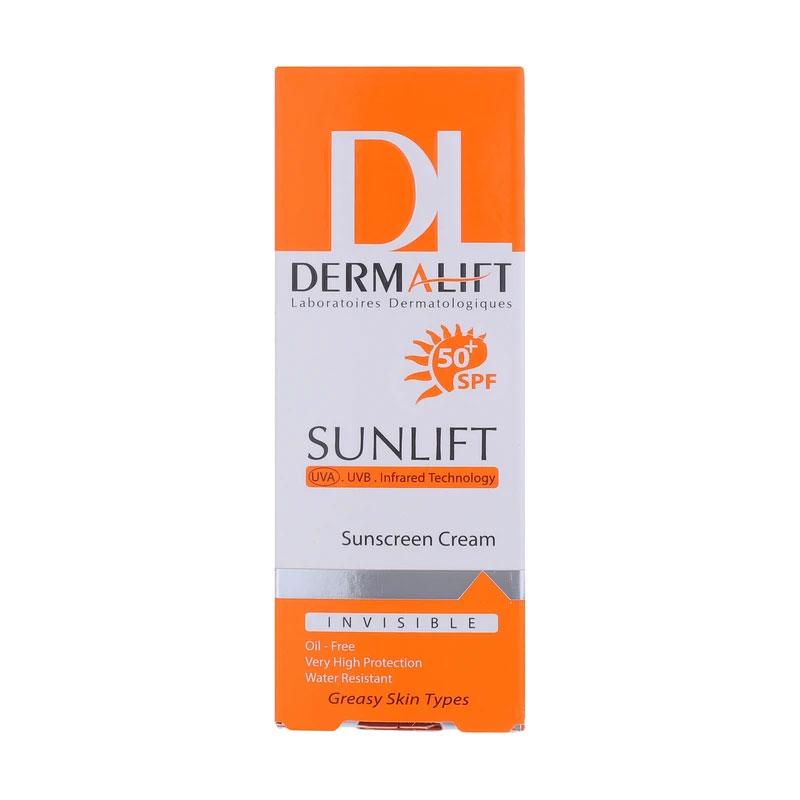 کرم ضد آفتاب پوست چرب SPF50 سان لیفت درمالیفت