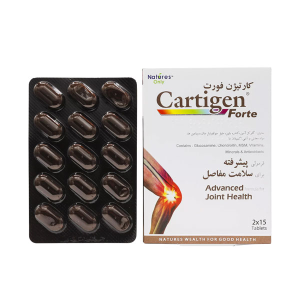 قرص کارتیژن فورت نیچرز اونلی گلوکزامین 30 عددی