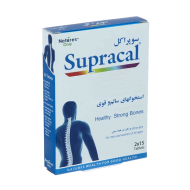 قرص کلسیم، منیزیم، زینک + د3 نیچرز اونلی سوپراکل 30 عدد