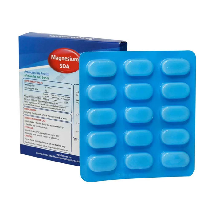 قرص منیزیم اس دی ای سیمرغ عطار دارو (SDA)
