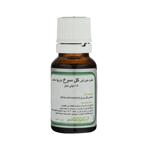 قطره خوراکی گل سرخ باریج اسانس 15 میلی ‎لیتر
