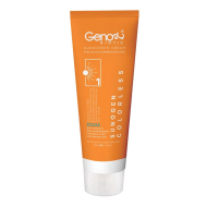 ضد آفتاب بی رنگ ژنوبایوتیک مدل Sunogen با SPF 50 مناسب پوست چرب و مختلط حجم 50 میلیلیتر