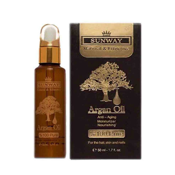 روغن آرگان سان وی مدل Pure حجم 50 میلی لیتر