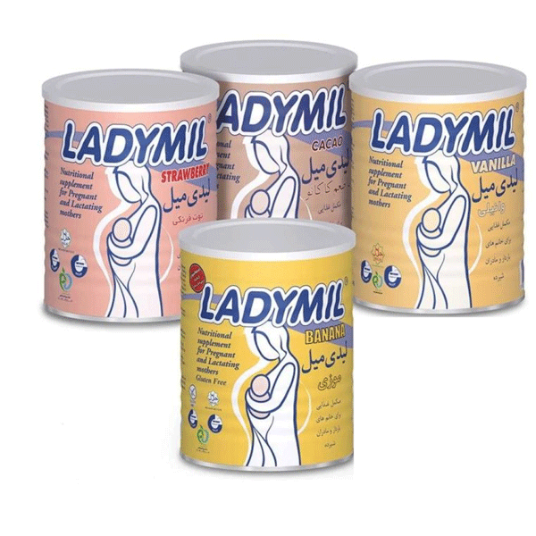 ليدي ميل پودر موز و توت فرنگي