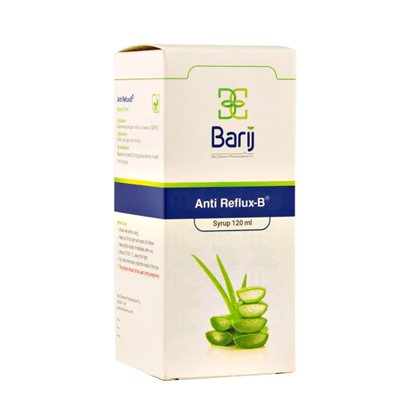شربت آنتی رفلاکس بی باریج اسانس 120 میلی لیتر