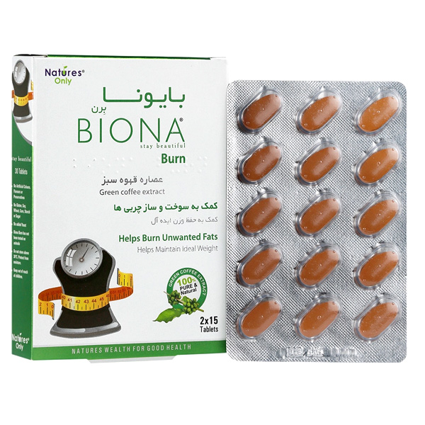 قرص بایونا برن نیچرز اونلی 30 عدد