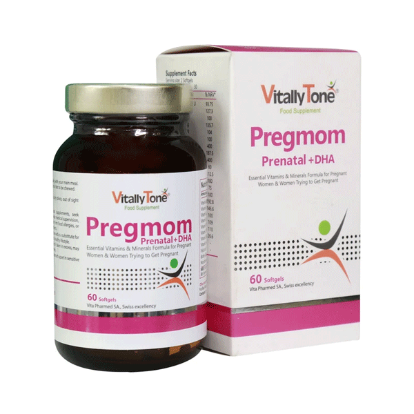 کپسول سافت ژل پرگمام ویتالی تون 60 عدد