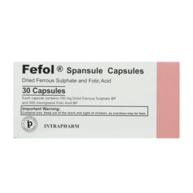 اهن فوليک اسيد کپسول فيفول انگليسي