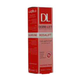 فوم شستشو صورت درمالیفت مناسب پوست‌های حساس مدل روزالیفت حجم 150 میلی