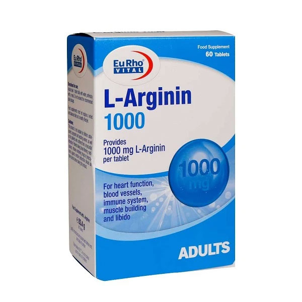 قرص ال آرژینین 1000 یوروویتال 60 عددی