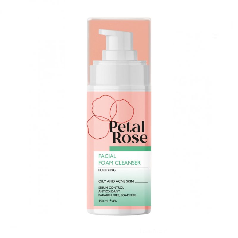 فوم شستشوی مناسب پوست خشک پتال رز