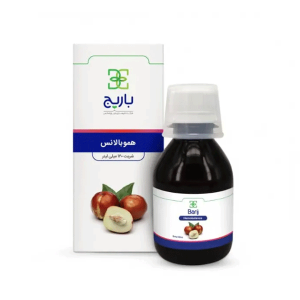 شربت هموبالانس عناب باریج اسانس 120 میلی لیتر