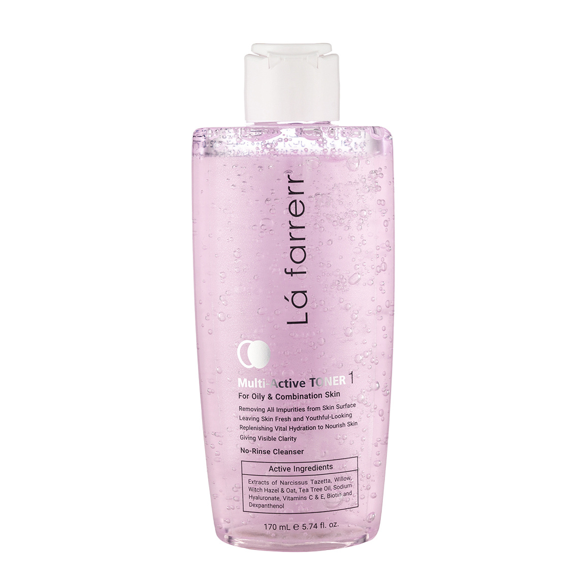 تونر پاک کننده لافارر 1 مخصوص پوست چرب و مختلط