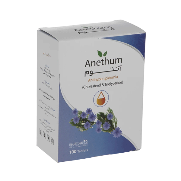 قرص آنتوم ایران داروک ( پایین آورنده چربی خون) 100 عددی