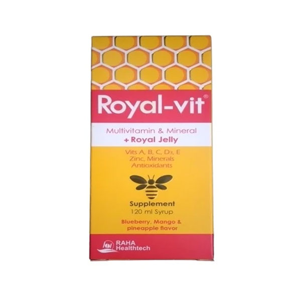 شربت مولتی ویتامین مینرال رویال ویت رها حاوی رویال ژلی