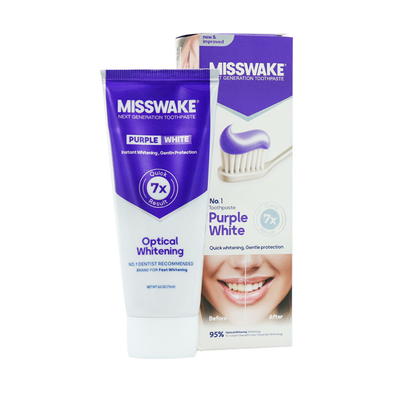 خمیر دندان سفید کننده و ضد زردی میسویک 75 میلی گرم