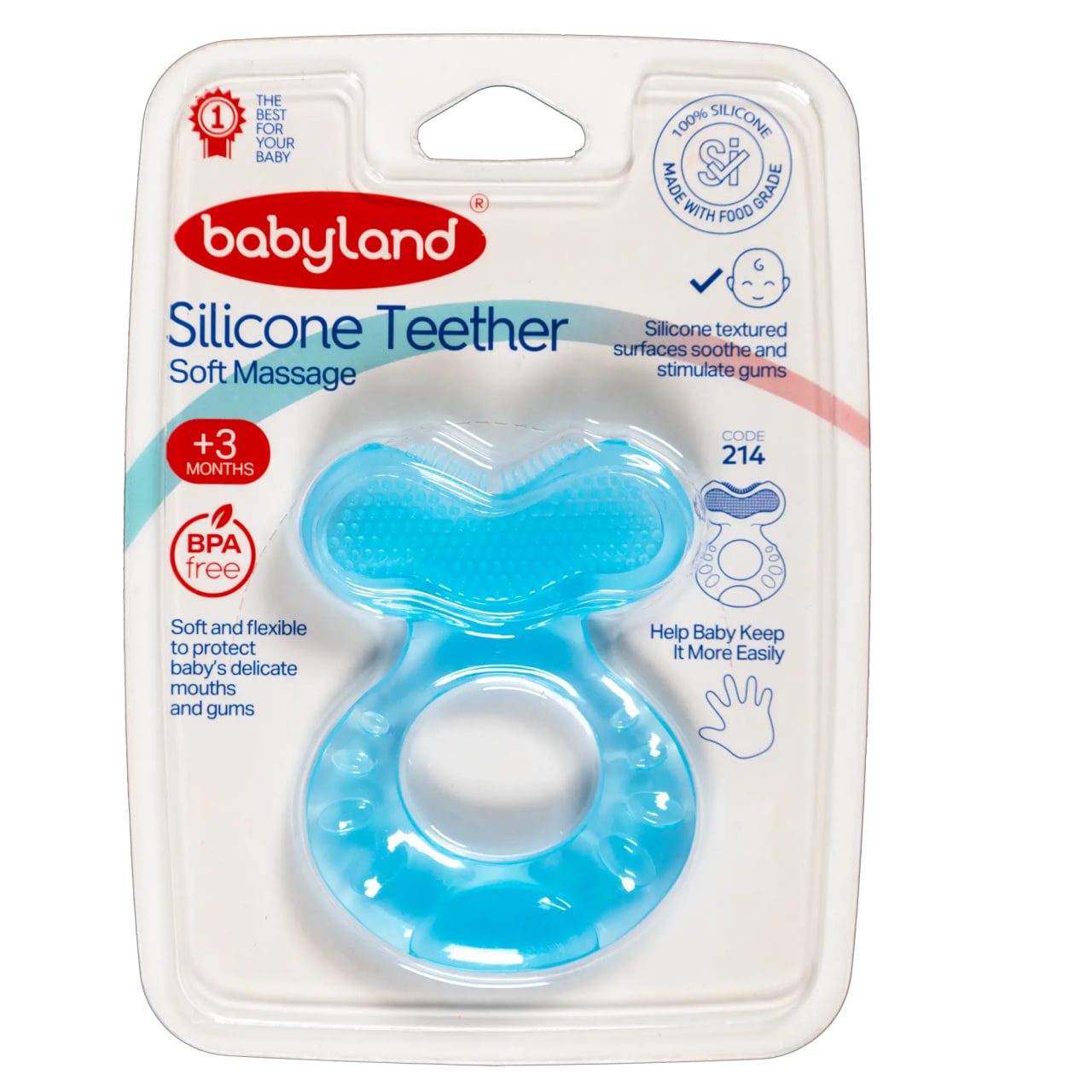 دندان گیر کودک طرح ماهی کد 214 بی بی لند