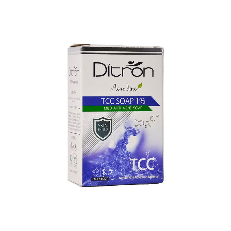 صابون آنتی آکنه و قارچ دیترون مدل TCC 1% وزن 110 گرم