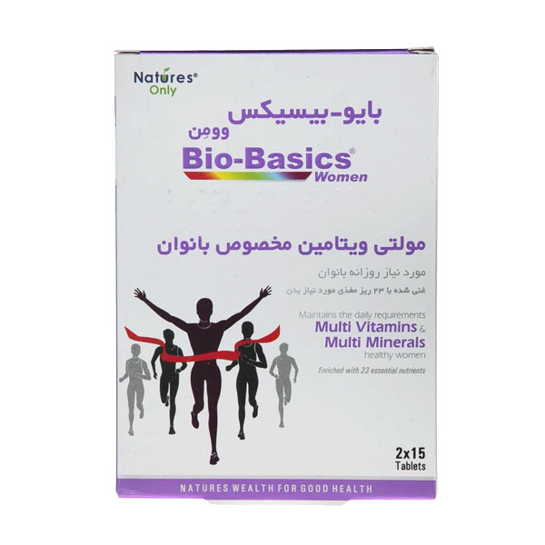قرص مولتی ویتامین بایوبیسیکس نیچرز اونلی مخصوص بانوان 30 عدد