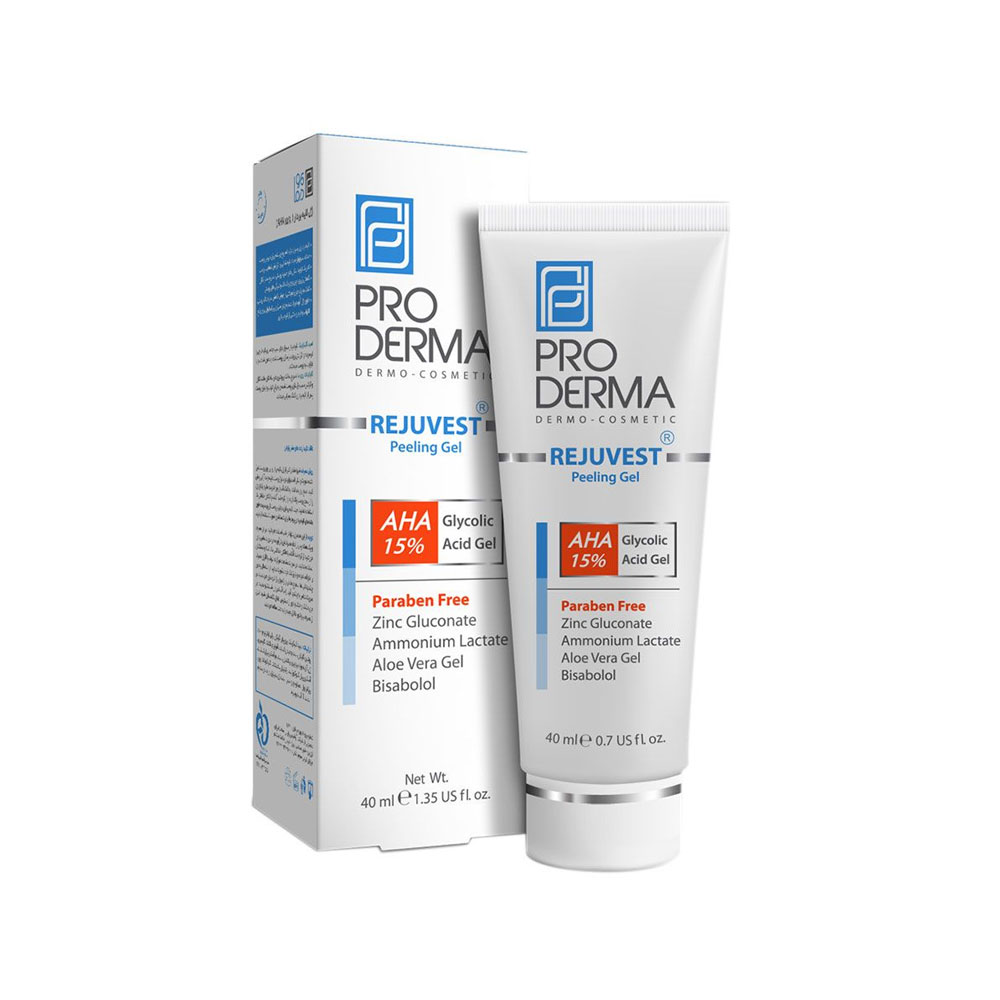 ژل لایه بردار AHA پرودرما 15 درصد حجم 40 میلی لیتر